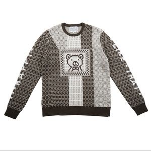 Teddy Fresh Grey Colorblock Pullover Sweater (Like New)